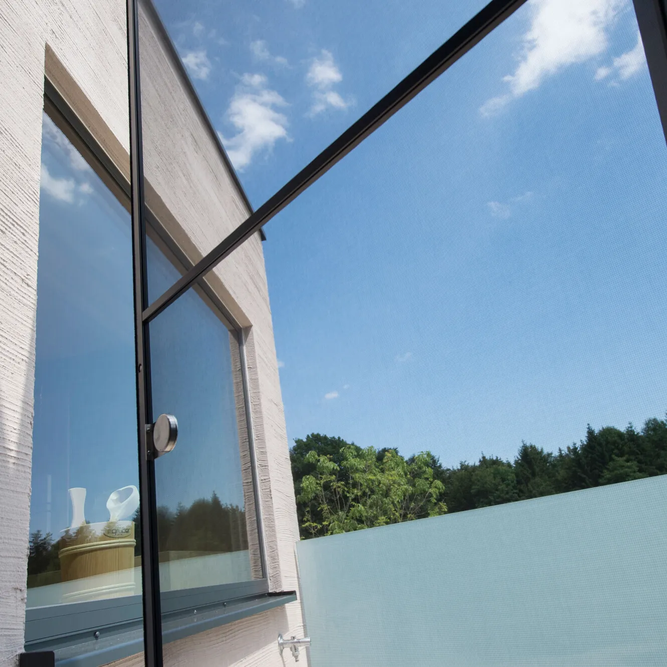 Insektenschutz Drehrahmen für Balkon und Terrassentür